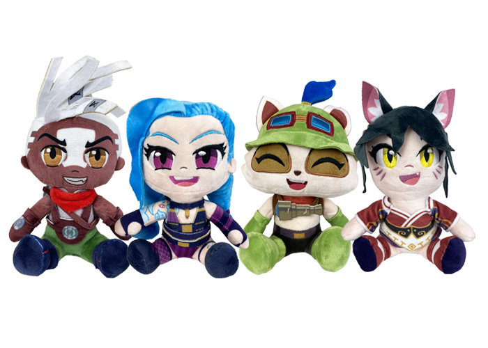 (Mis 3) LEAGUE OF LEGENDS Champions Peluche 21cm -4ass…x24